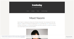 Desktop Screenshot of kwetoday.com